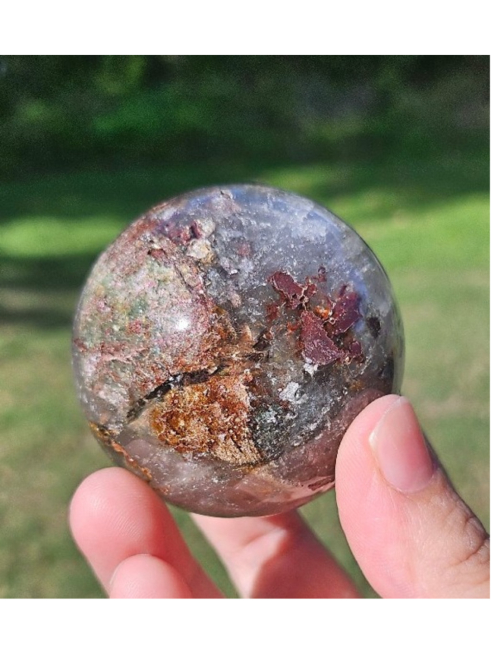 garden quartz sphere 1.9